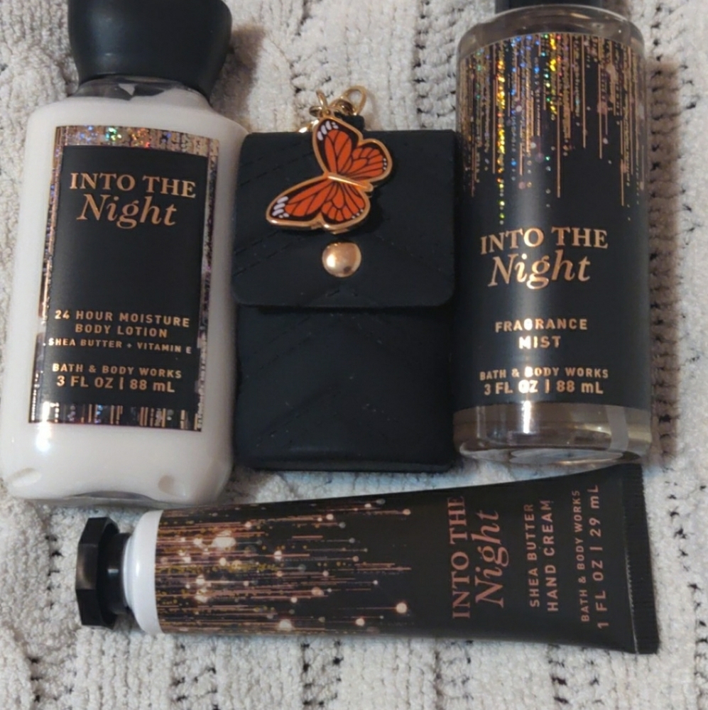 Into the night/purse holder w/ butterfly